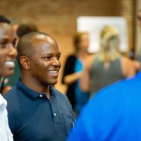 Guests at the Engineering Design Project Preview Event